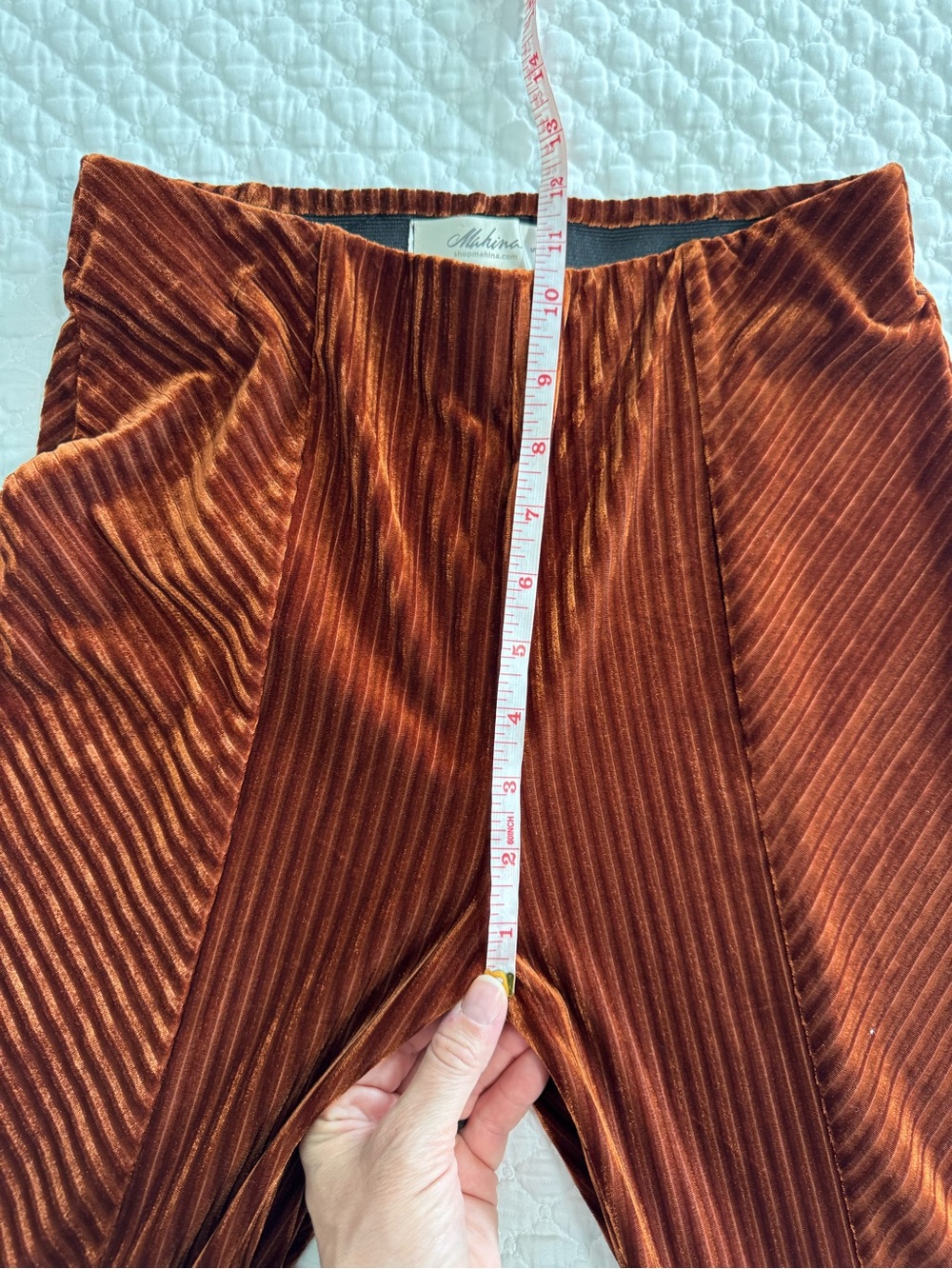 Mahina (local brand in Hawaii) high waisted ribbed flare pants - Picture 9 of 10